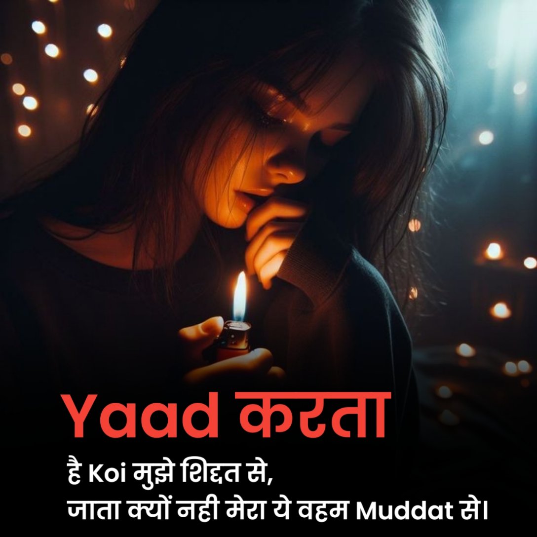 Yaad Shayari in Hindi 2 Line
