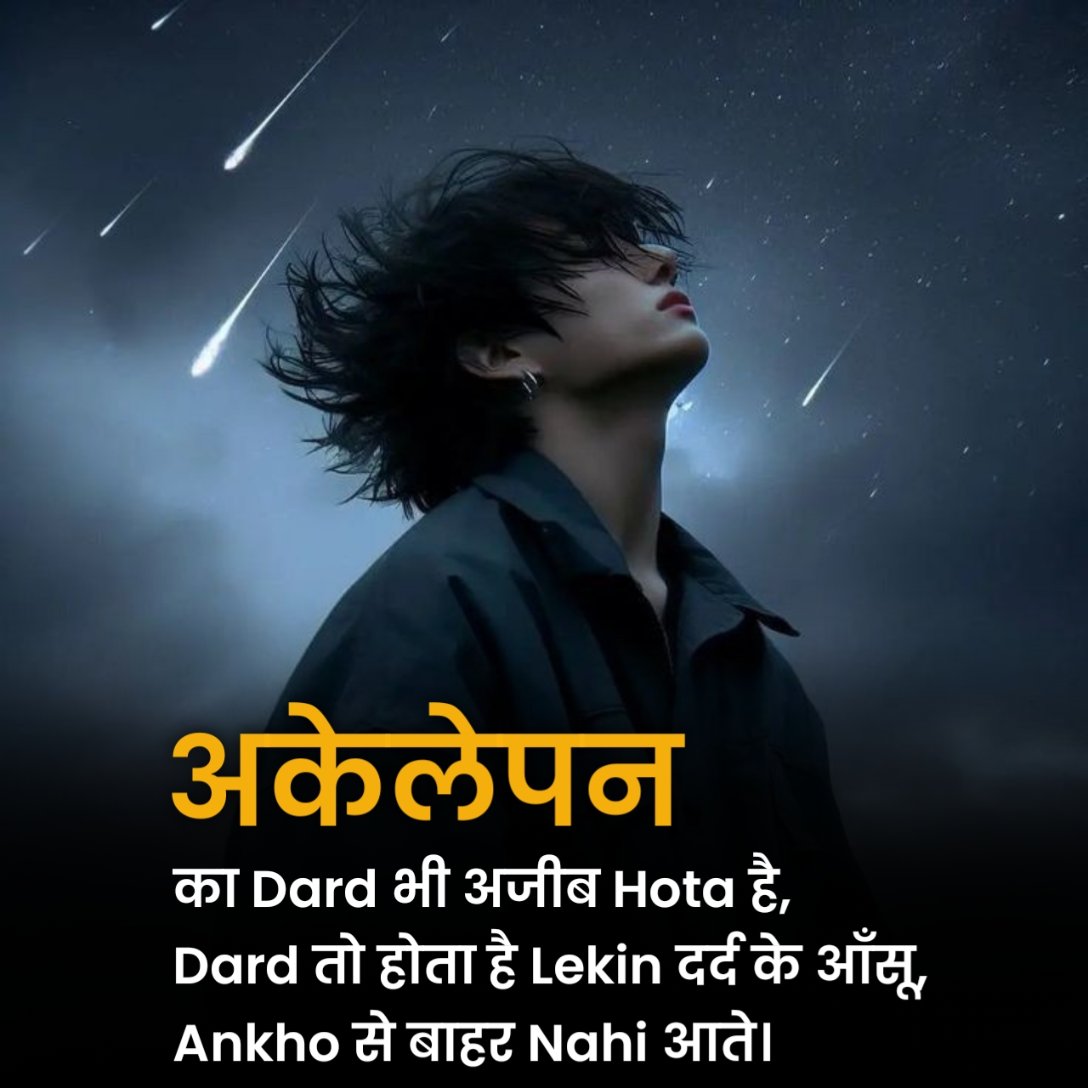 Alone Shayari in Hindi
