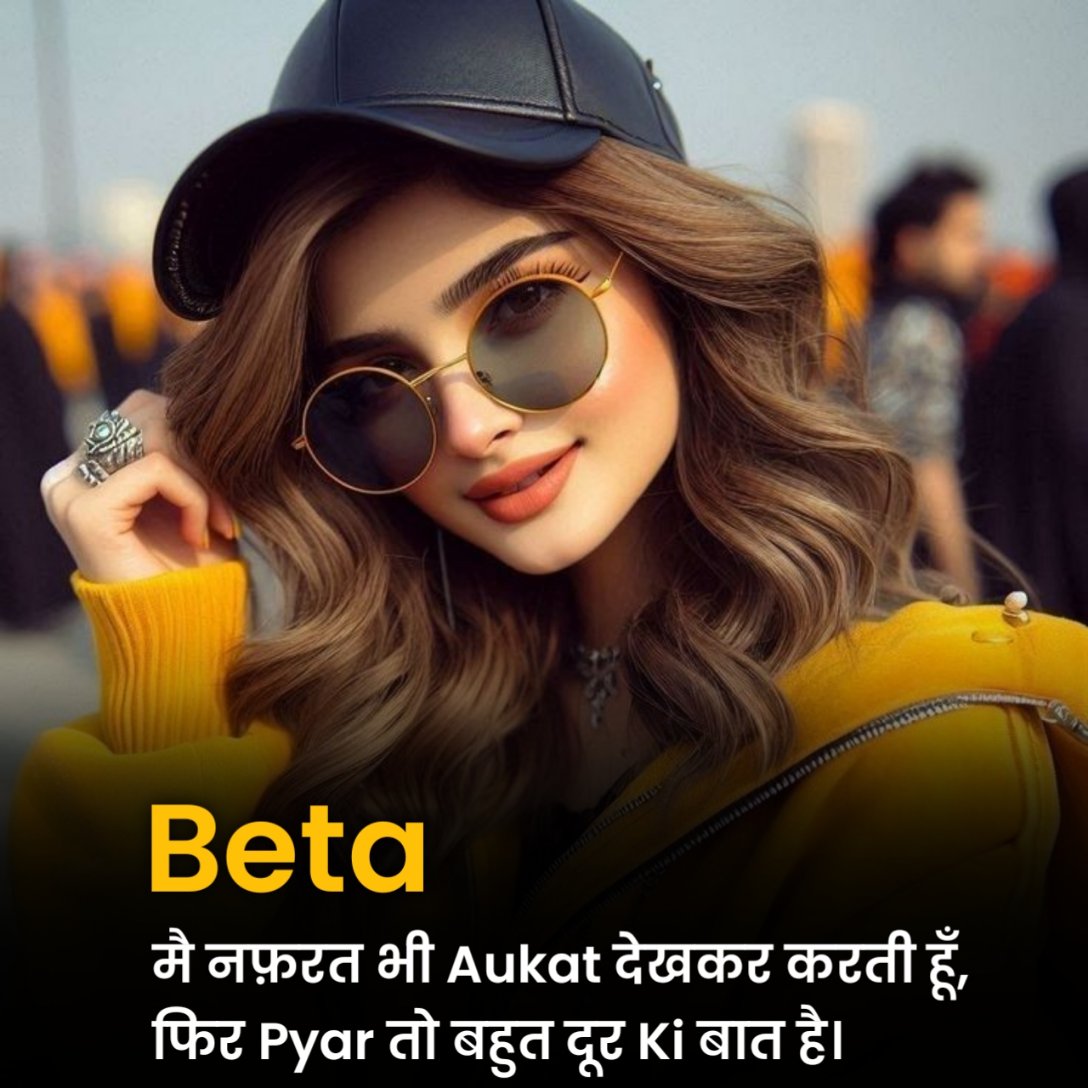 Girls Attitude Shayari 2 Line