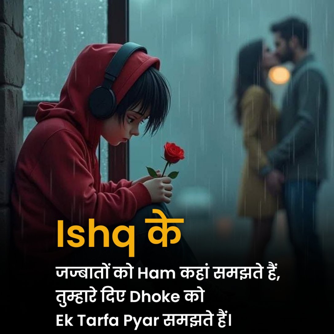 Ek Tarfa Pyar Shayari 2 Line in Hindi