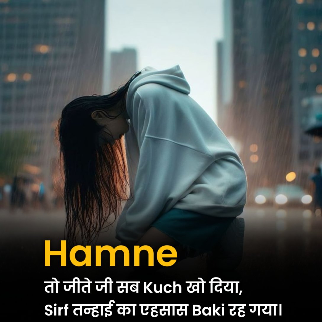 सैड शायरी हिंदी में