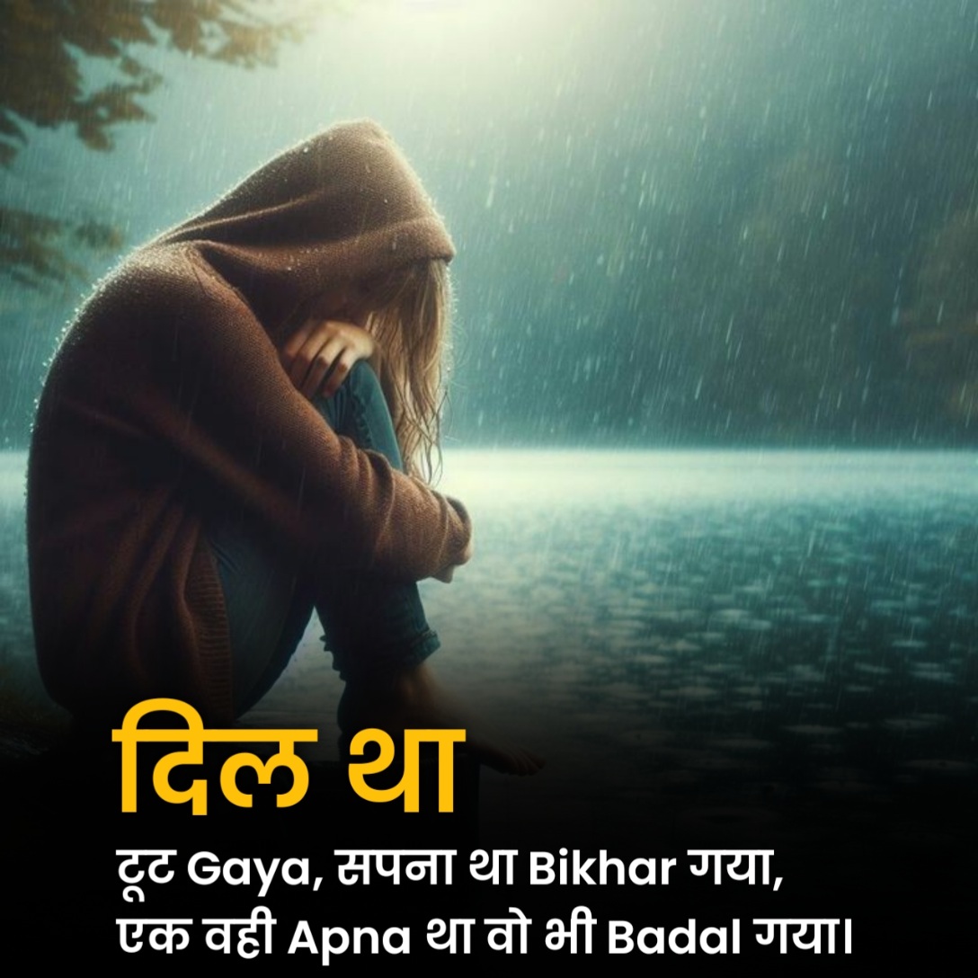 सैड शायरी लाइफ 2 लाइन हिंदी में