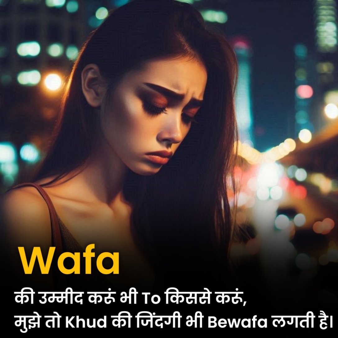 उदास जिंदगी शायरी फोटो